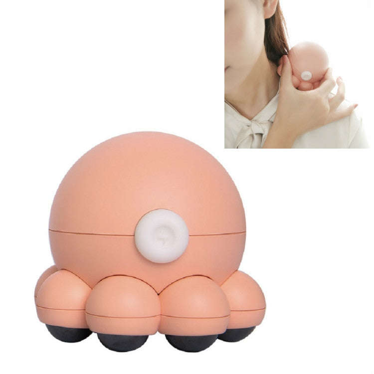 Small Octopus Shoulder and Neck Massager Multifunctional Household Hot Compress Cervical Massager...