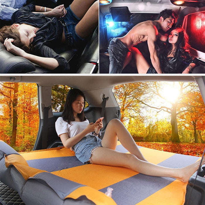 5cm Thick Inflatable Automatic SUV Car Inflatable Bed Travel Car Outdoor Air Mattress Bed Car Aut...