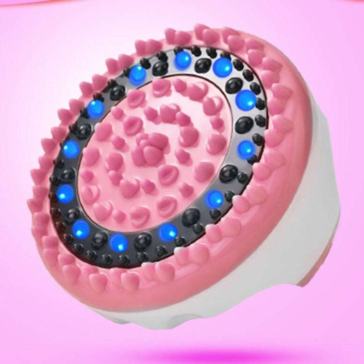 Electric Shaving Instrument Leg Massager Chest Vibration Type Dredge Instrument(Pink)