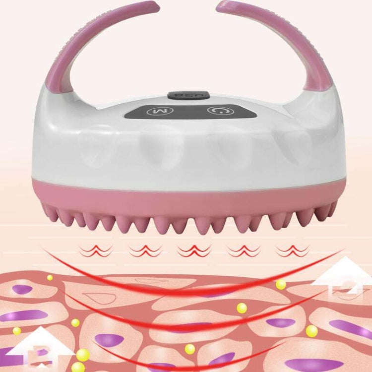 Electric Shaving Instrument Leg Massager Chest Vibration Type Dredge Instrument(Pink)