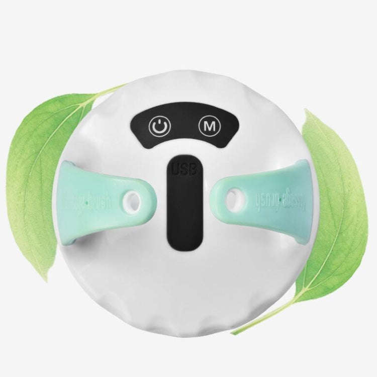 Electric Shaving Instrument Leg Massager Chest Vibration Type Dredge Instrument(Green)