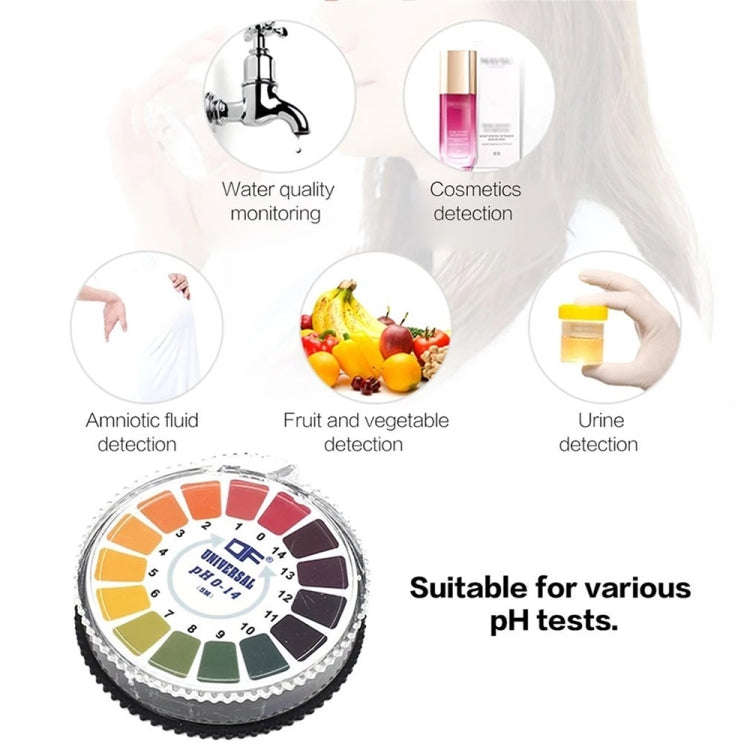 5Meters 0-14 PH Test Paper Alkaline Acid Indicator Paper For Water Urine Saliva Litmus Testing Me...