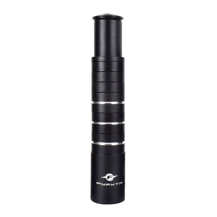 FMFXTR Mountain Bike Handlebar Aluminum Alloy Height Increaser, Increase Height:14.4cm(Black)