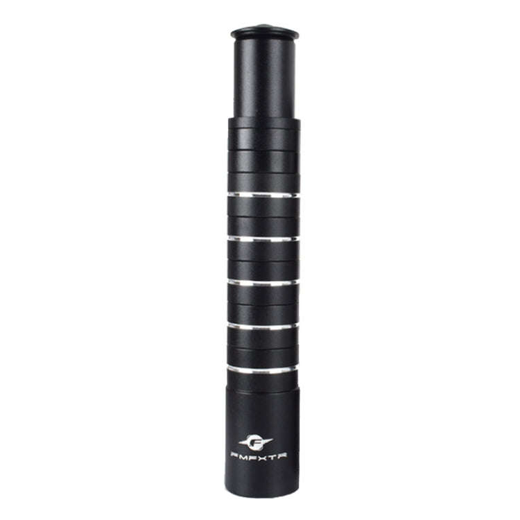 FMFXTR Mountain Bike Handlebar Aluminum Alloy Height Increaser, Increase Height:17.5cm(Black)