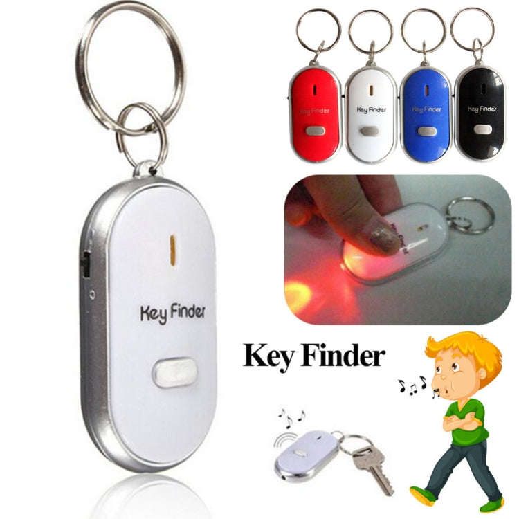 Mini LED Whistle Key Finder Flashing Beeping Remote Lost Keyfinder Locator Keyring for children(b...