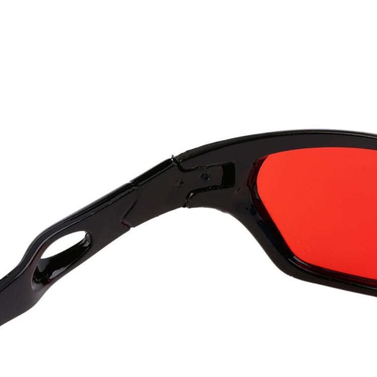 2 PCS Universal 3D Plastic Glasses Black Frame 3D Visoin Glass For Dimensional Anaglyph Movie Gam...