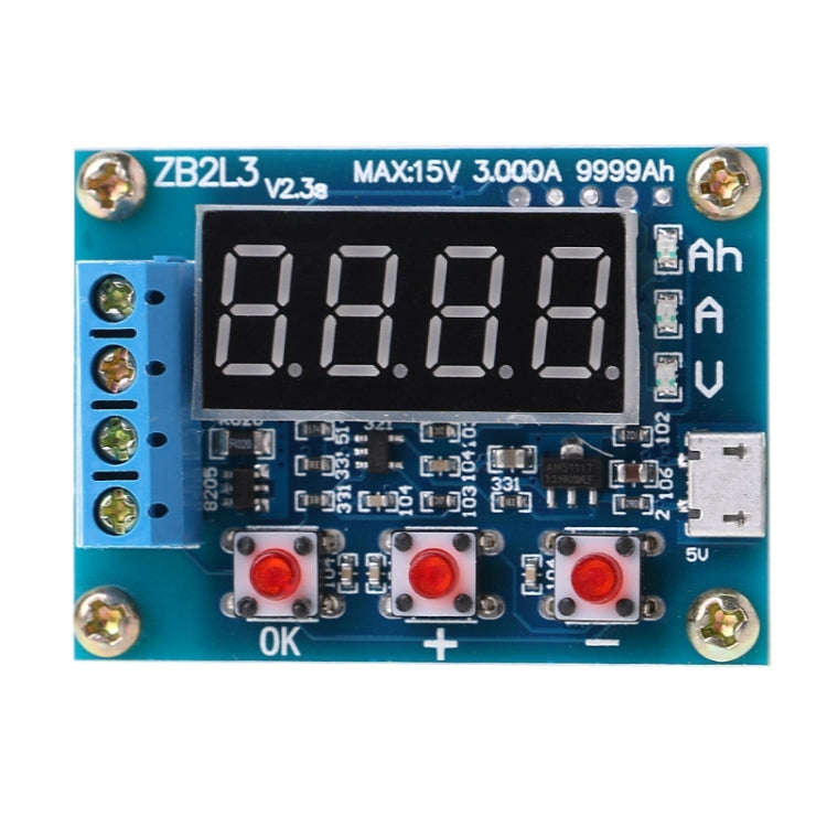 ZB2L3 Battery Capacity Tester 1.2-12V 18650 Li-ion Lithium Lead-acid Battery Capacity Meter Disch...