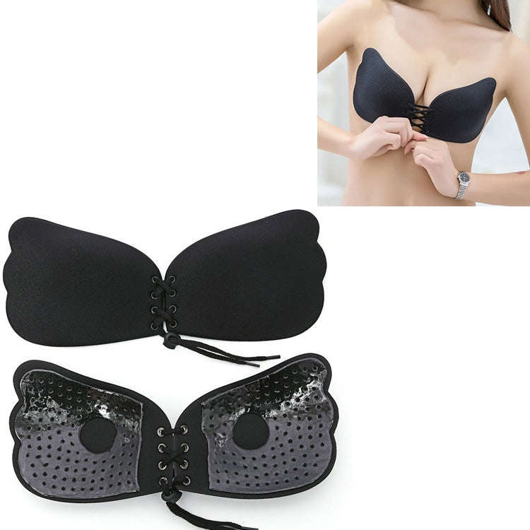 Pull Rope Wing Invisible Underwear Without Steel Ring Pull Rope Silicone Invisible Nubra, Cup Siz...