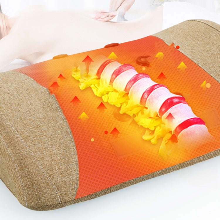 Heating Pulse Acupuncture Waist Massager Multifunctional Household Lumbar Disc Automatic Traction...