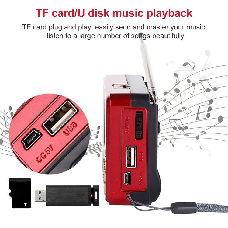 3 PCS HABONG KK-170 Portable 21 Bands FM/AM/SW Radio Rechargeable Radio Receiver Speaker,  Suppor...