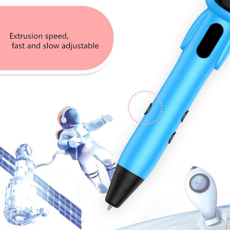 Astronaut 3D Printing Pen Low Temperature Intelligent Wireless Stereo Graffiti Painting Children ...