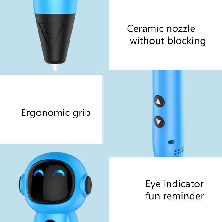 Astronaut 3D Printing Pen Low Temperature Intelligent Wireless Stereo Graffiti Painting Children ...