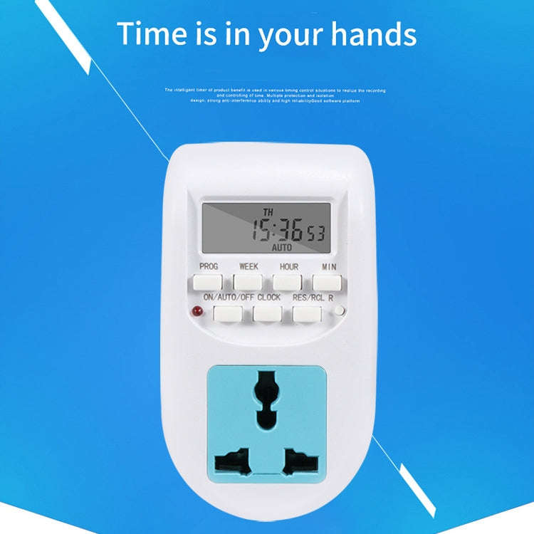 AL-06  220-240V  Digital Timer  Switch Socket, EU Plug