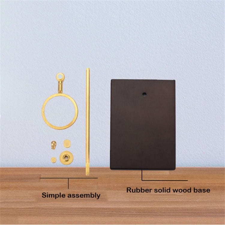 Wood Base Hand Coffee Filter Holder Adjustable Filter Holder, Color:Rubber Wood