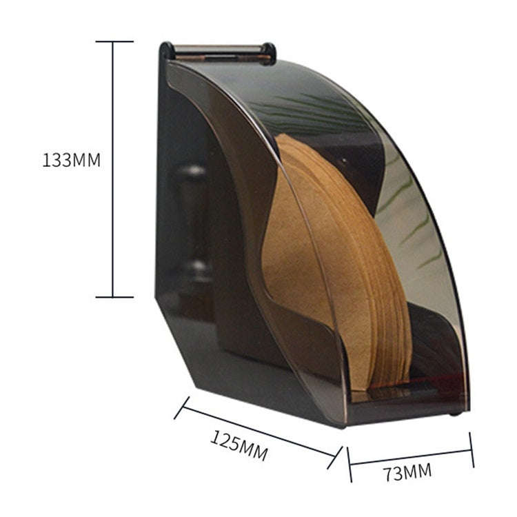 Filter Paper Holder Tapered Filter Paper Box Filtering Paper Storage Rack Stand Coffee Tools with...