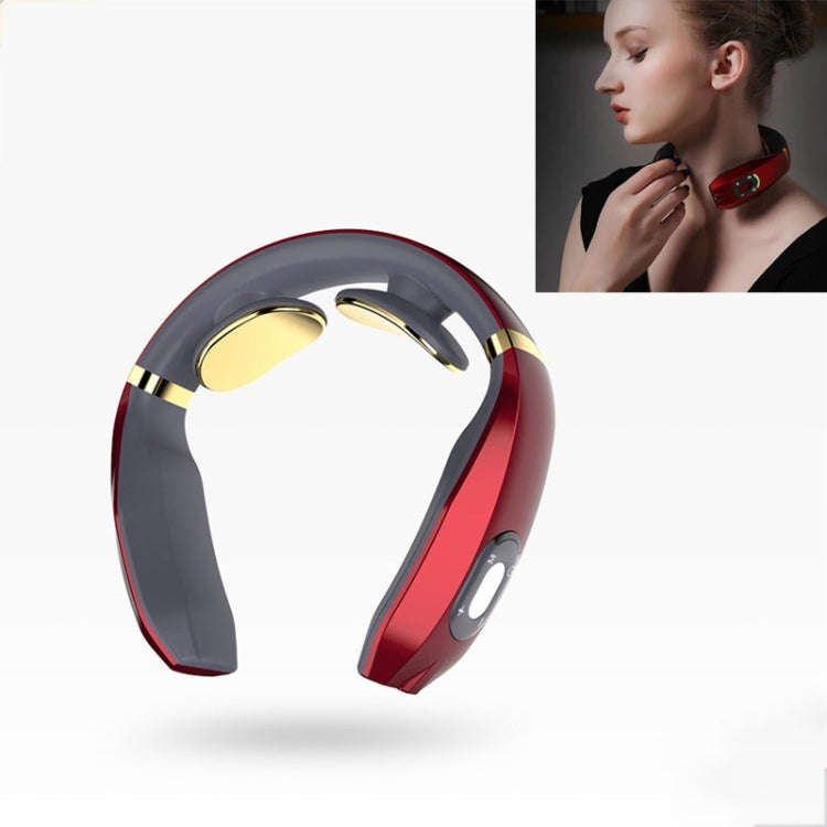 Cervical Vertebra Massager Charging Intelligent Pulse Physiotherapy Instrument Electromagnetic Vi...