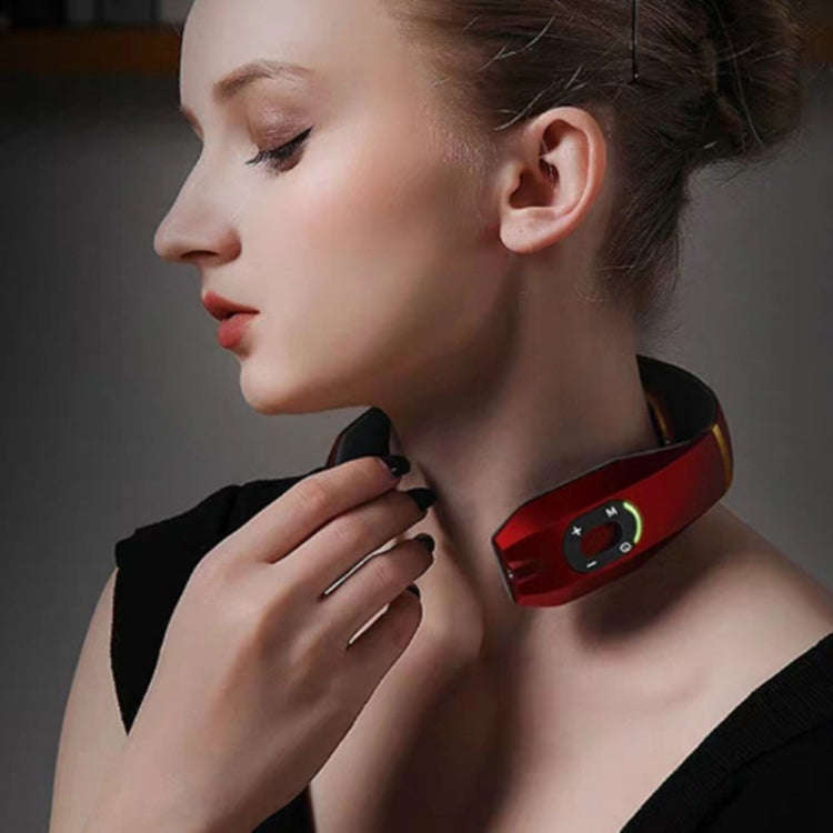 Cervical Vertebra Massager Charging Intelligent Pulse Physiotherapy Instrument Electromagnetic Vi...