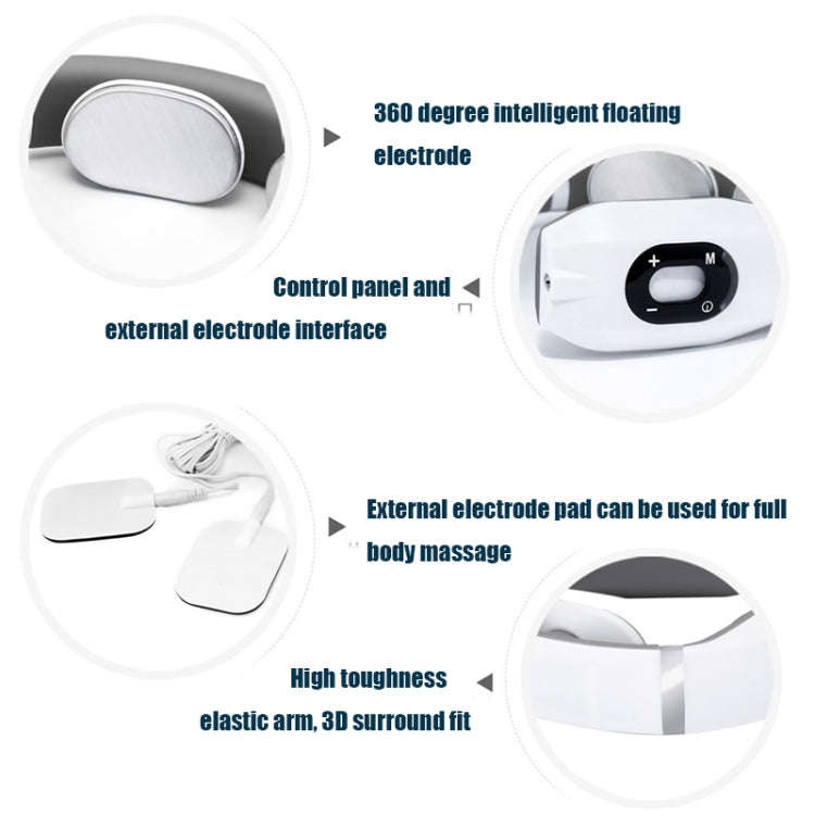 Cervical Vertebra Massager Charging Intelligent Pulse Physiotherapy Instrument Electromagnetic Vi...