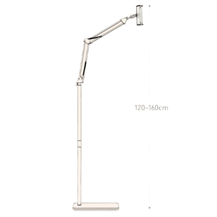 Live Folding Multifunctional Floor Stand For 4-13 Inch Cell Phone/Tablet/Switch, Size: 1.6m Retra...