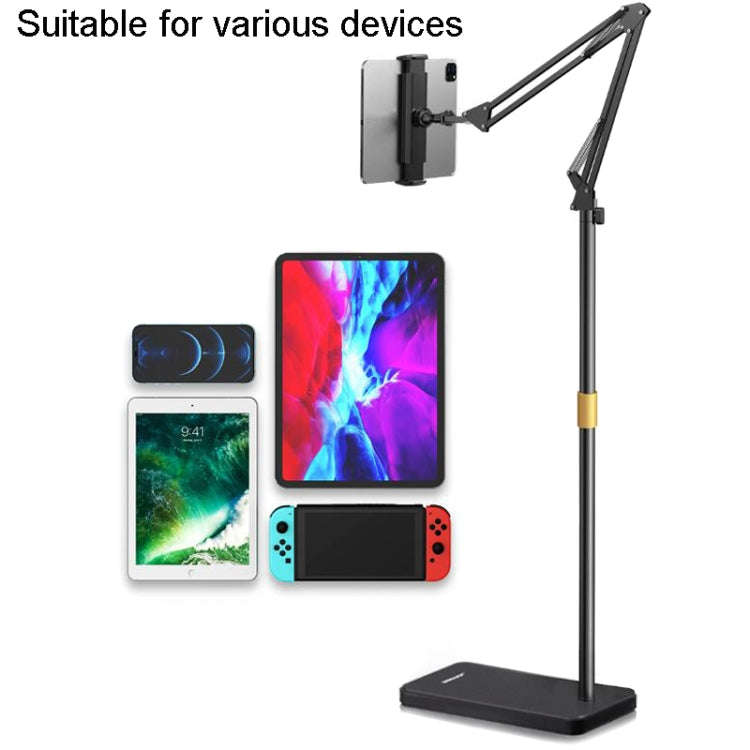 Live Folding Multifunctional Floor Stand For 4-13 Inch Cell Phone/Tablet/Switch, Size: 1.6m Retra...