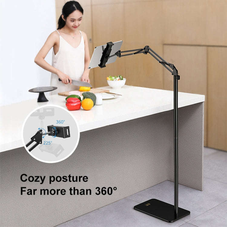 Live Folding Multifunctional Floor Stand For 4-13 Inch Cell Phone/Tablet/Switch, Size: 1.6m Retra...