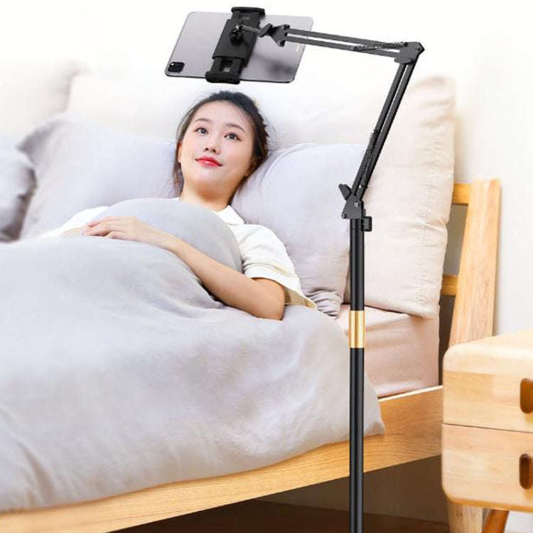 Live Folding Multifunctional Floor Stand For 4-13 Inch Cell Phone/Tablet/Switch, Size: 1.6m Retra...