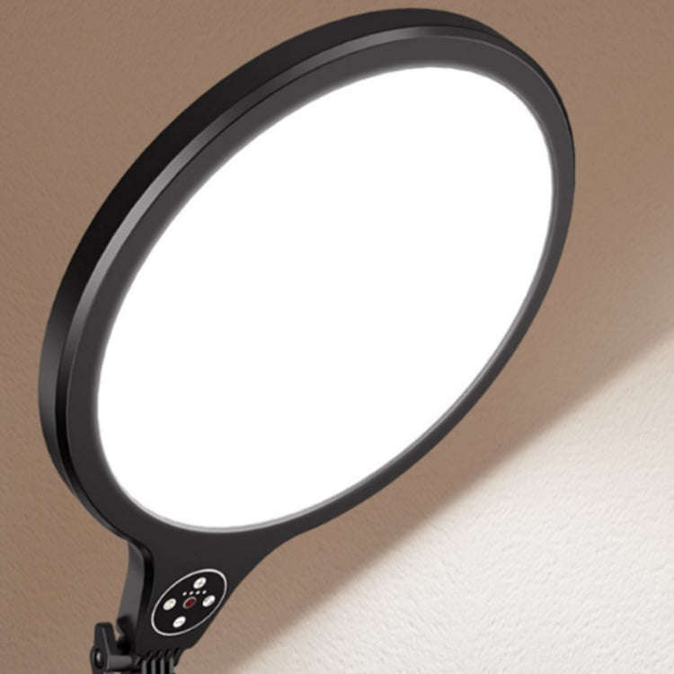 10 inch 26cm Live Broadcast Photography Desktop Beauty Fill Light Bracket, Style:Medium Version+B...