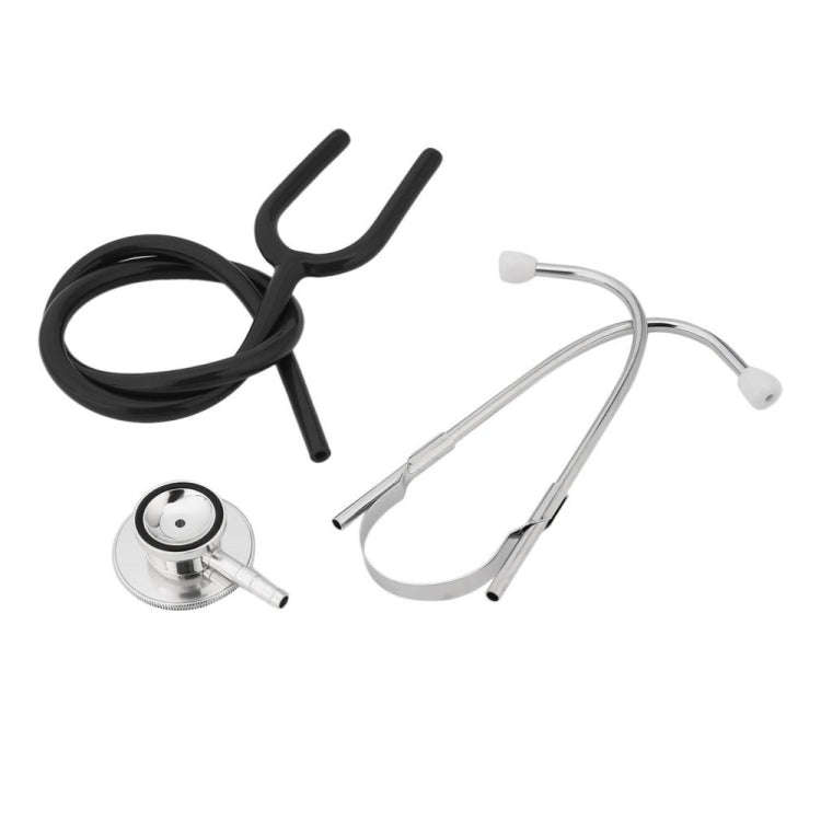Double-sided Stethoscope Single Tube Doctors Nurse Professional Cardiology Stethoscope Aluminium ...