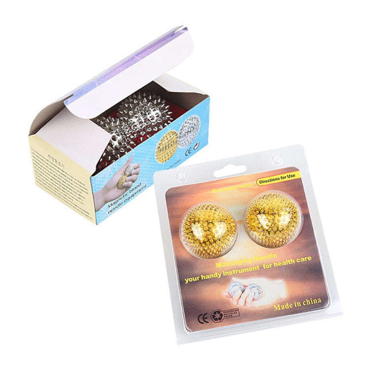 1 Pair Magnetic Massage Ball Relax Muscle Finger Plantar Pressure Massage Stab Ball, Size:4.7cm(S...