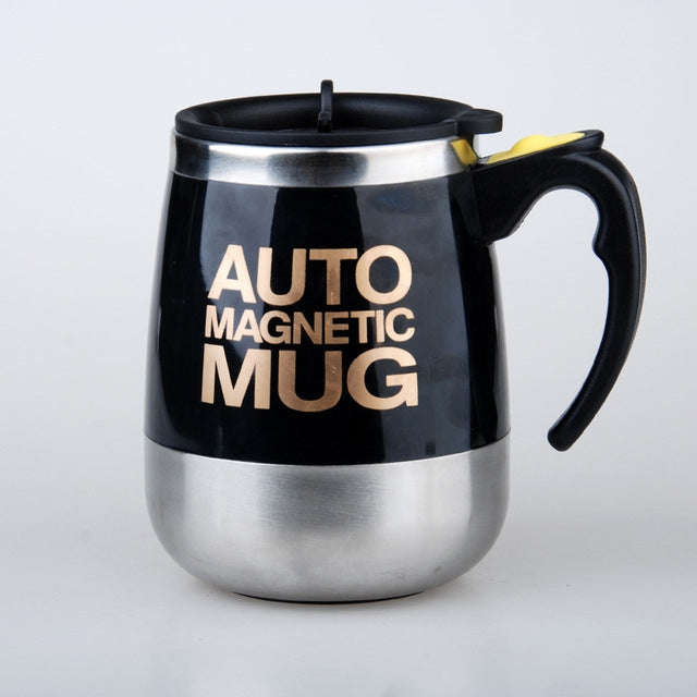 Automatic Mixing Cup Coffee Cup Portable Household Mixer(Black)