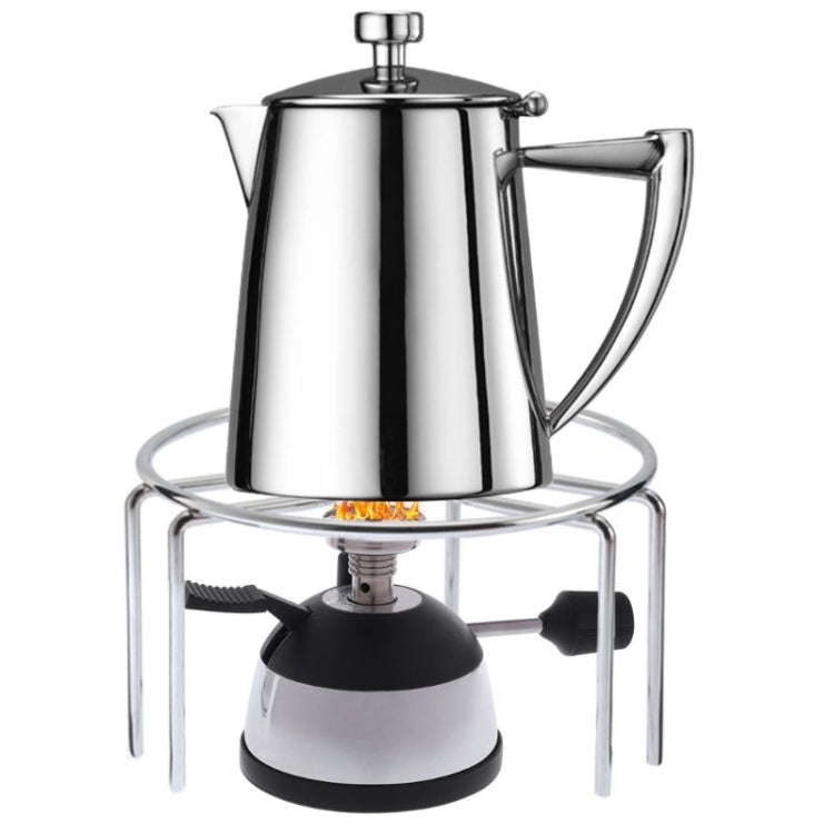 Mini Gas Burner with Ceramic Flame Head Coffee Heater Maker Coffee Stove Siphon Pot