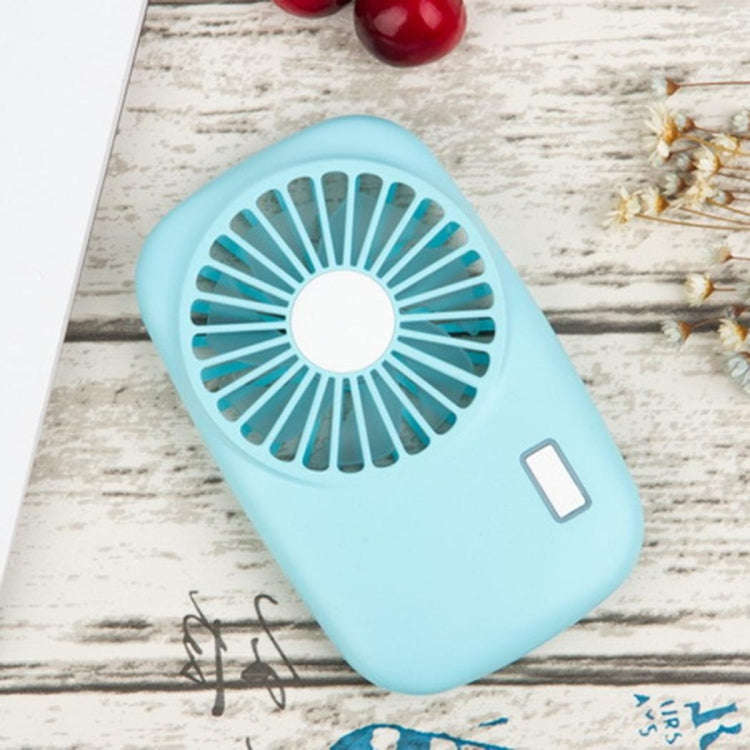 Portable Hand Held USB Rechargeable Mini Fan(Blue)