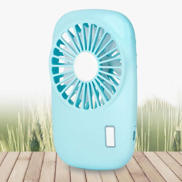Portable Hand Held USB Rechargeable Mini Fan(Blue)