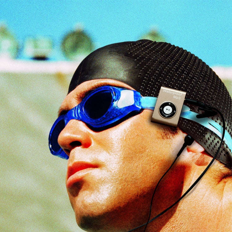 C26 IPX8 Waterproof Swimming Diving Sports MP3 Music Player with Clip & Earphone, Support FM, Mem...