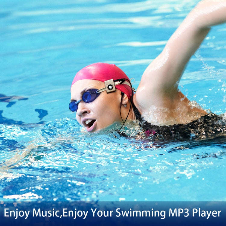 C26 IPX8 Waterproof Swimming Diving Sports MP3 Music Player with Clip & Earphone, Support FM, Mem...
