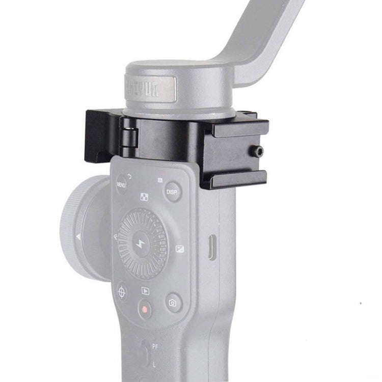 Hot Shoe Adapter Ring Microphone Mount for Zhiyun Smooth 4 Handle Gimbal Stabilizer Rode