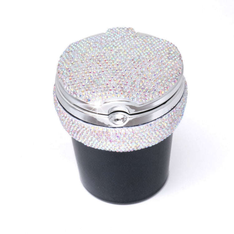 Studded Diamond Car Ashtray with Led Lamp(AB)
