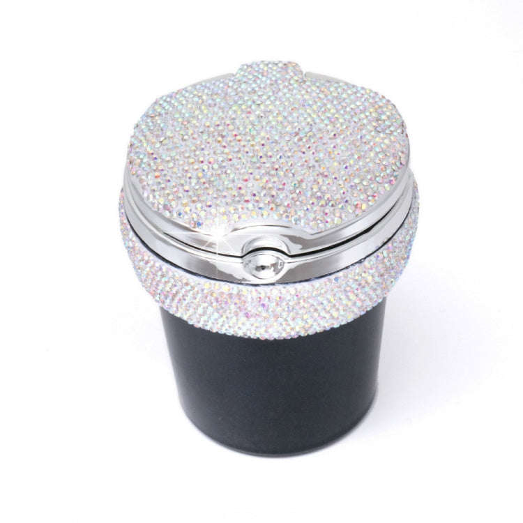 Studded Diamond Car Ashtray with Led Lamp(AB)