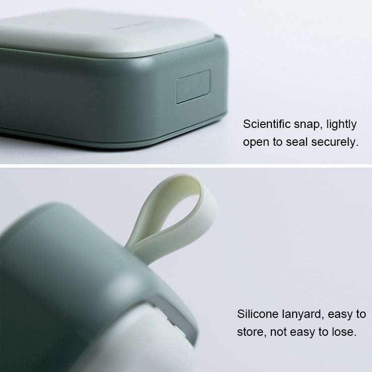 Medicine Packaging Box Portable Portable Storage Box Small Medicine Box(Green)
