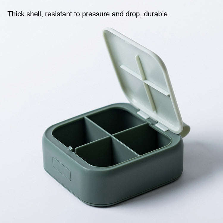 Medicine Packaging Box Portable Portable Storage Box Small Medicine Box(White)
