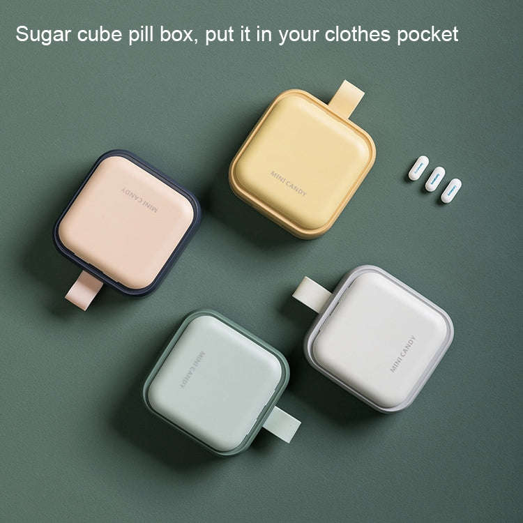 Medicine Packaging Box Portable Portable Storage Box Small Medicine Box(Pink)