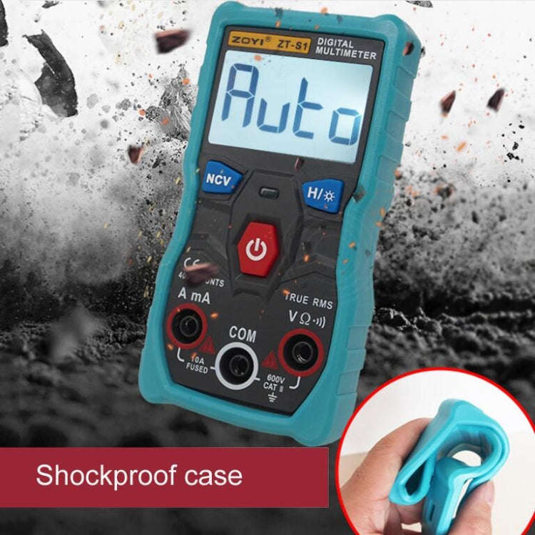 ZOYI ZT-S1 Intelligent Digital Multimeter Automatic Capacitance Ammeter(Blue Standard)