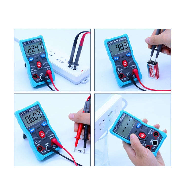 ZOYI ZT-S1 Intelligent Digital Multimeter Automatic Capacitance Ammeter(Blue Standard)