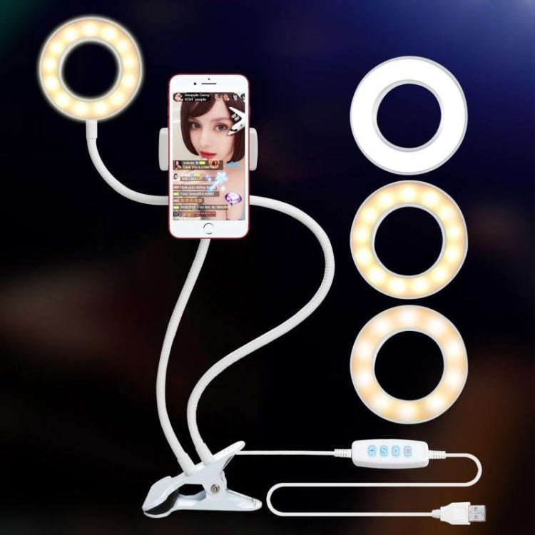 Live Beauty Fill Light LED Eye Care Student Bed Reading Light(White)