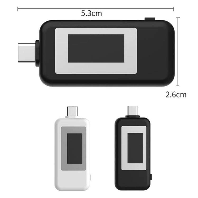 KEWEISI Multi-function Type-C / USB-C Tester Charger Detector Digital Voltmeter Ammeter Voltage M...