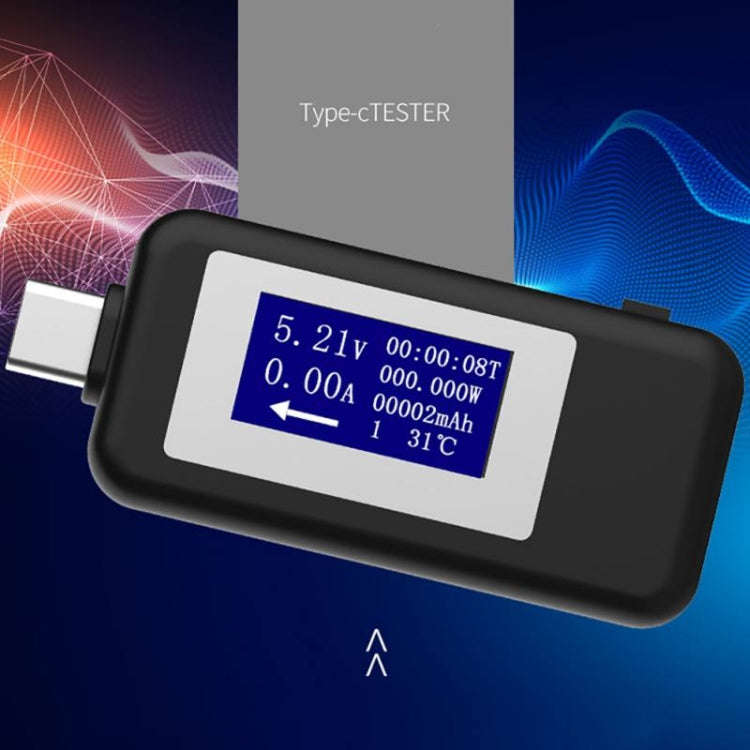 KEWEISI Multi-function Type-C / USB-C Tester Charger Detector Digital Voltmeter Ammeter Voltage M...
