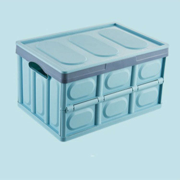 Car Trunk Storage Box Foldable Car Plastic Storage Box, Size:S(Blue)