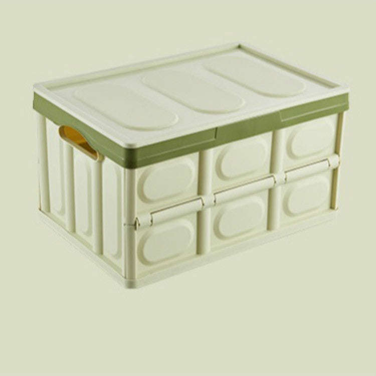 Car Trunk Storage Box Foldable Car Plastic Storage Box, Size:S(Green)