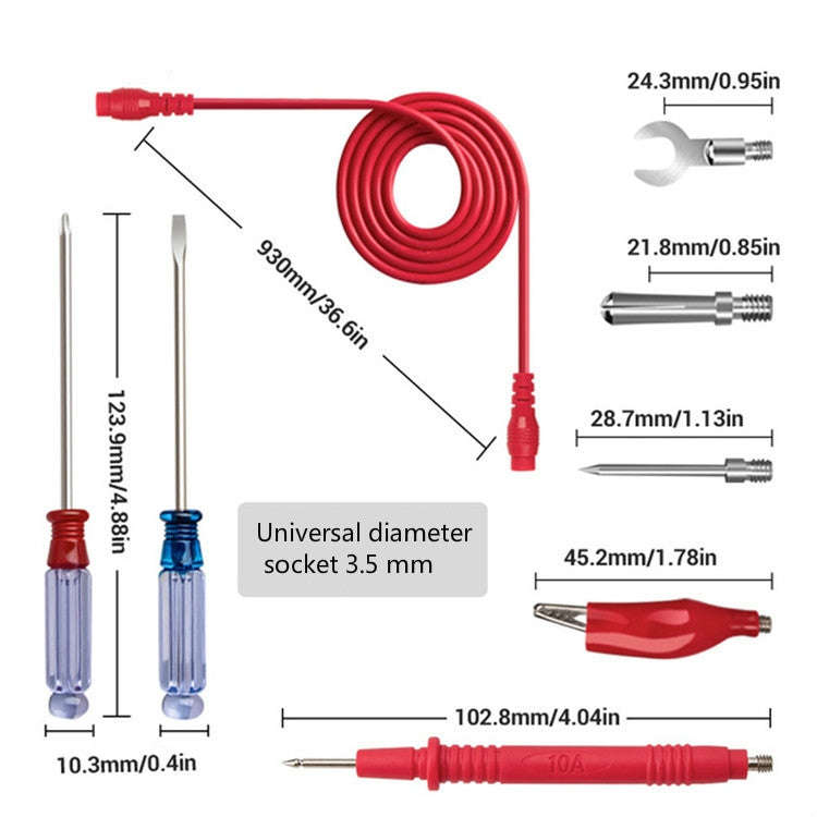 ANENG PT1020+ Multimeter Table Pen Multifunctional Interchangeable Needle Table Pen Electronic Re...