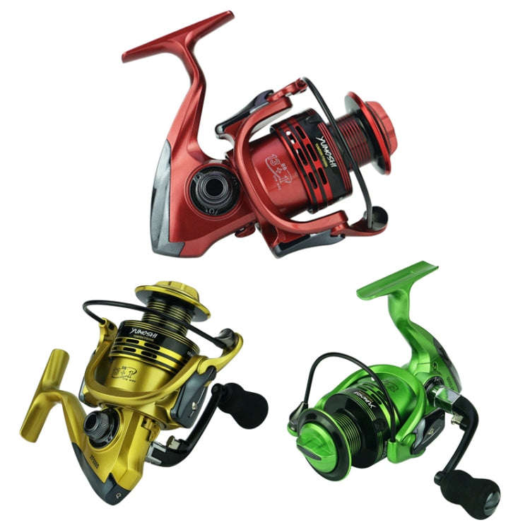 YUMOSHI XF5000 Full Metal Swing Arm Metal Head Fishing Reel(Red)